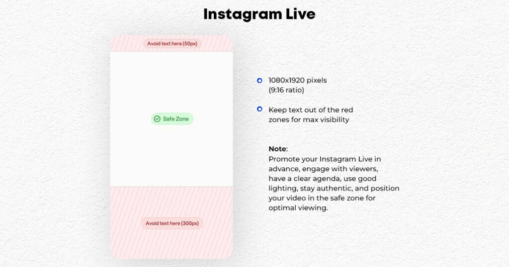 Instagram Live Size Dimensions