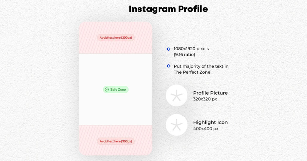 Instagram Profile, Highlights, Logos, Size Dimensions